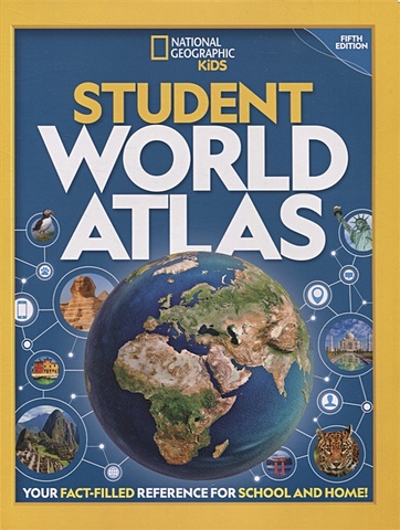 Modany A. National Geographic Kids: Student World Atlas 2020 new edition of world atlas high definition printing bilingual chinese and english atlas of various countries and regions