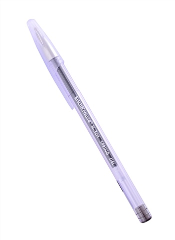 Ручка гелевая черная R-301 Spring Gel Stick 0.5мм, ErichKrause ручка гелевая автоматическая erichkrause smart gel стержень чёрный