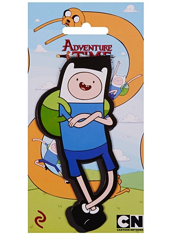 Adventure time Закладка фигурная Финн фигурная магнитная закладка финн