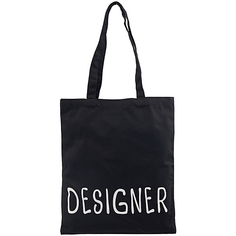 Сумка Designer, черная, 40х35 см сумка текстильная на шнурках emoji черная
