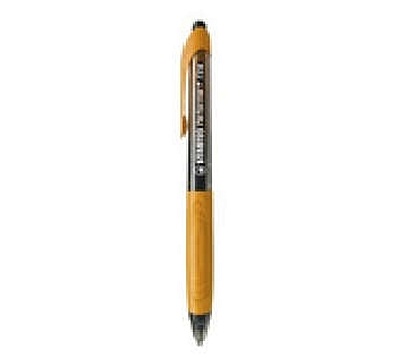 Ручка шариковая автоматическая Stabilo Performer + F черная (темно-оранжевый корпус) ручка шариковая stabilo performer черная