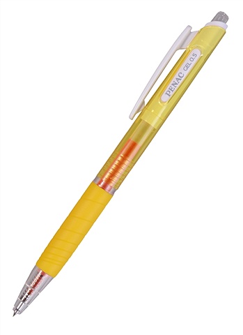 Ручка гелевая автоматическая желтая INKETTI 0,5мм