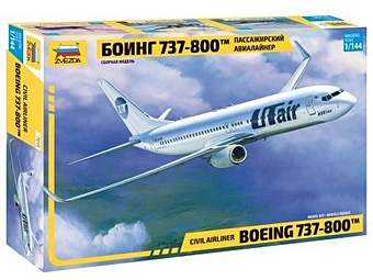 Сборная модель ЗВЕЗДА, Самолет Боинг 737-800 7019ПН пассажирский авиалайнер боинг 737 8 max