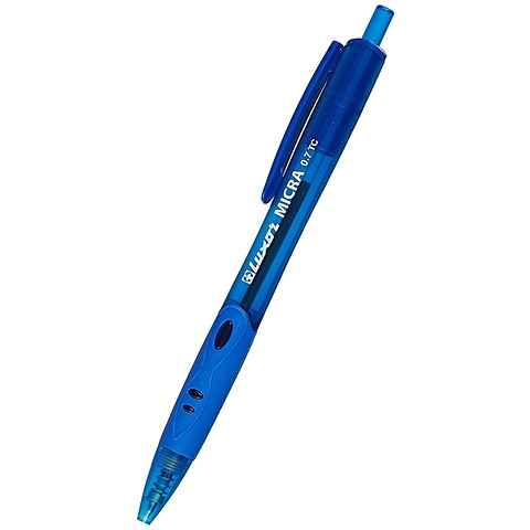 ручка шариковая авт синяя bunnyflowers 0 7 мм Ручка шариковая автоматическая синяя Micra, 0.7 мм, Luxor