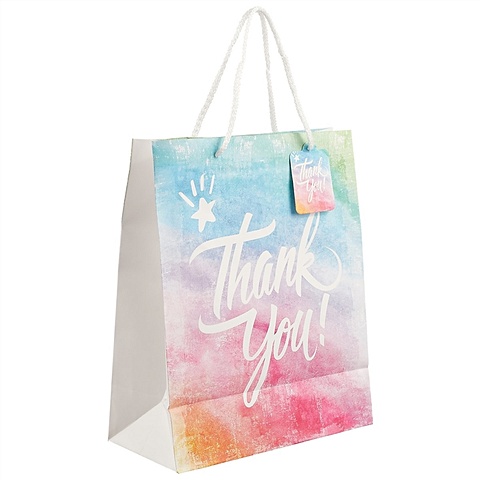 Подарочный пакет «Thank You!», А4 подарочный пакет just for you а4
