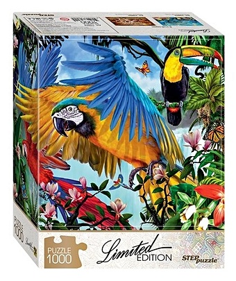 Пазл 1000 элементов, Попугаи, Step puzzle мозаика puzzle 1000 попугаи бархатная коллекция