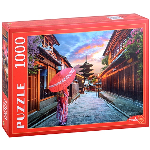 Пазл Япония. Пагода Ясака. 1000 элементов puzzle пагода ясака киото япония 1000 деталей