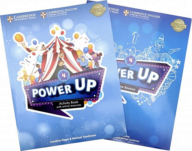 Nixon C., Tomlinson M. Power Up. Level 4. Activity Book With Online Resources And Home Booklet (комплект из 2-х книг) nixon caroline tomlinson michael primary activity box games and activities for younger learners audio cd