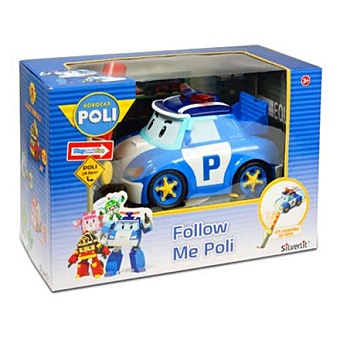 Игрушка, POLI, Поли - следуй за мной! 83080 деревянные игрушки wonderworld полицейская машинка miniworld