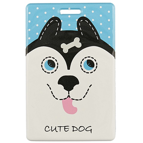 Чехол для карточек «Cute dog» силиконовый чехол на realme gt рилми гт с 3d принтом cute kitties прозрачный