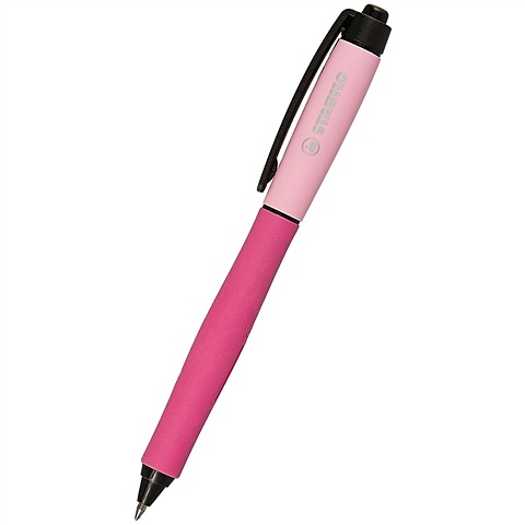 Автоматическая гелевая ручка «Palette. Розовый», синяя, Stabilo