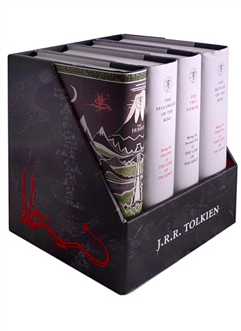 tolkien j the hobbit facsimile first edition boxed set Tolkien J. The Hobbit & The Lord of the Rings Gift Set. A Middle-earth Treasury (комплект из 4 книг)