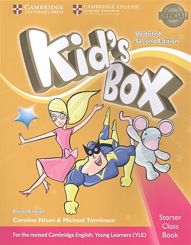 Nixon C., Tomlinson M. Kids Box. British English. Starter Class Book (+CD). Updated Second Edition easy english with games and activities 4 cd