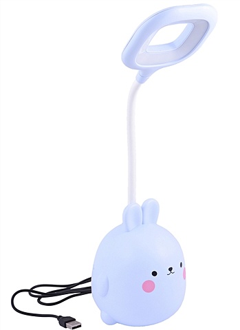 Настольная LED-лампа Кролик овальный (10х10х30см) (коробка) светильник led кролик овальный 12 х 9 см