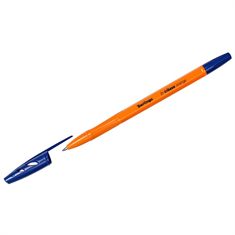 Ручка шариковая синяя Tribase Orange 0,7мм, Berlingo