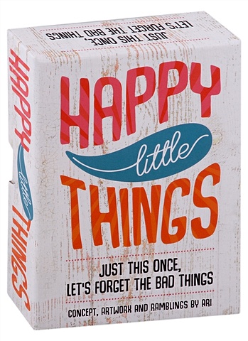 Happy little Things (32 Cards with Book)