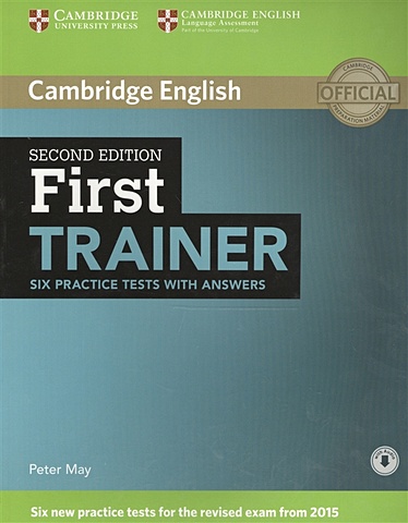 May P. First Trainer Six Practice Tests with Answers may peter first trainer six practice tests without answers with audio