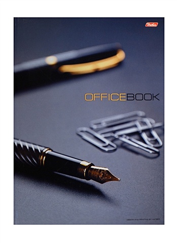 Книга для записей А4 120л кл. Office Book 7БЦ, Hatber книга для записей а4 120л кл color line пятицветн блок 7бц глянц ламинация
