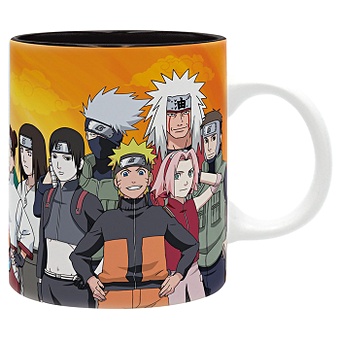 Кружка в подарочной упаковке Naruto Ninjas de Konoha (Наруто) (керамика) (320 мл) abystyle кружка abystyle one piece mug heat change luffy