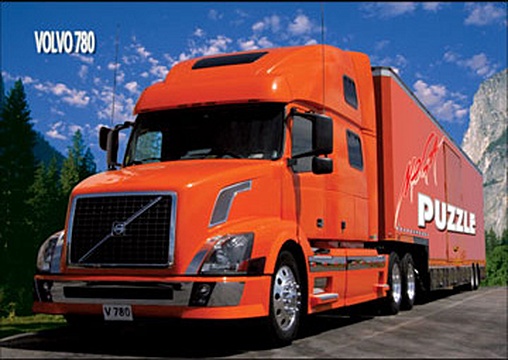 Транспорт и техника. Красный грузовик ПАЗЛЫ МАКСИ-ПЭК транспорт и техника красный грузовик пазлы макси пэк