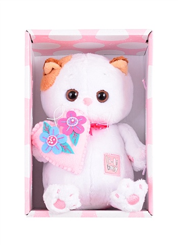 Мягкая игрушка Ли-Ли BABY с сердечком (20 см) мягкая игрушка котик с сердечком цвета микс