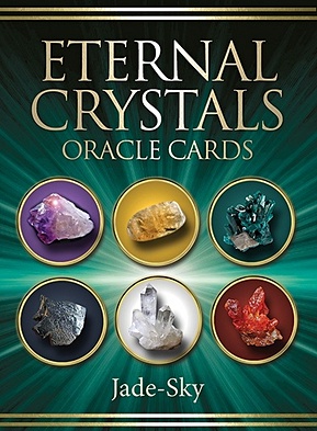 Jade-Sky Eternal Crystals Oracle Cards natural pyramid ogan crystal energy tower energy healing reiki chakra crushed stone jewelry home office feng shui ornaments