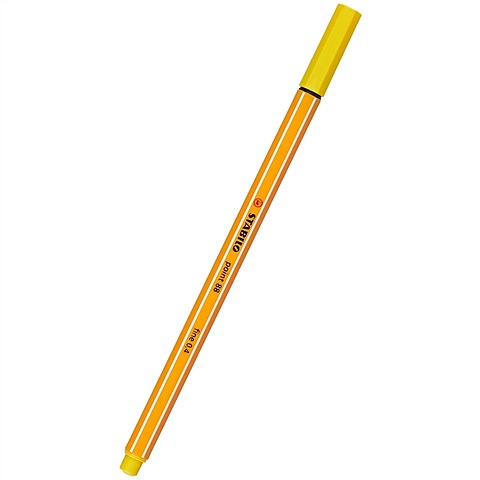 цена Капиллярная ручка «Рoint» 44, жёлтая, Stabilo
