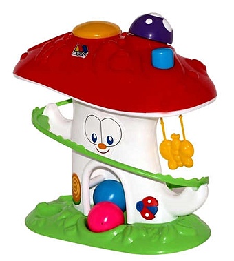 Игрушка развивающая, Забавный гриб мягкая игрушка кукла мини в передничке и шляпке