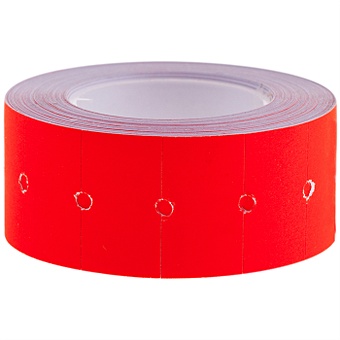 Этикет-лента, OfficeSpace, 21*12 мм, красная, 500 этикеток 100 500 шт рулон наклейки для выпечки 1 дюйм