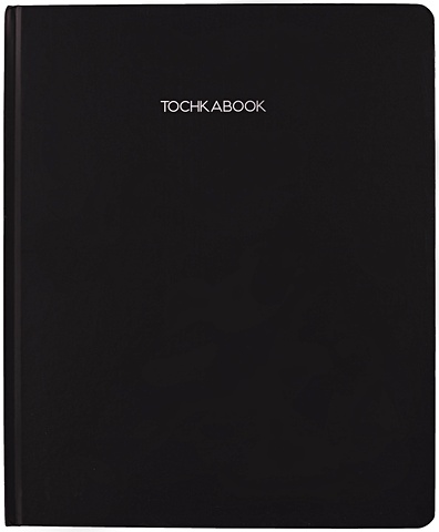 Книга для записей А4 72л тчк. Черный 7БЦ, софт.тач