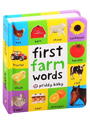 Priddy R. First Farm Words - First 100 Soft to Touch mini tab farm board book