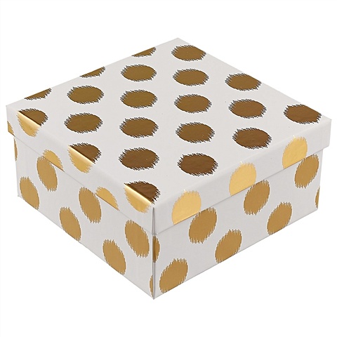 Подарочная коробка «Golden point», 15 х 15 см подарочная коробка золотые шары 15 х 15 х 19 см