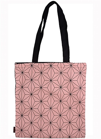 Сумка Аниме Паттерн розовый (цветная) (текстиль) (40х32) сумка аниме девочка чиби мими цветная текстиль 40х32