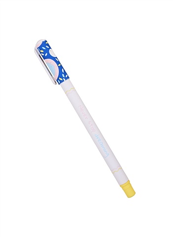 цена Ручка шариковая синяя Bunny синий колпачок, 0,7 мм