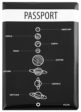 Обложка для паспорта Планеты (ПВХ бокс) обложка для паспорта басик и зачем паспорт пвх бокс 12 999 27 547