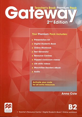 Cole A. Gateway 2nd Edition. B2. Teachers Book Premium Pack + Online Code