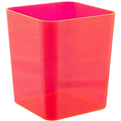Стакан для пишущих принадлежностей Base, Glitter, пластик, розовый стакан для пишущих принадлежностей base пластик красный