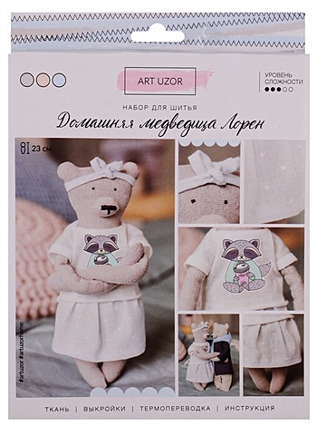 Набор для шитья Домашняя медведица Лорен наборы для вышивания набережная летом 2340 14