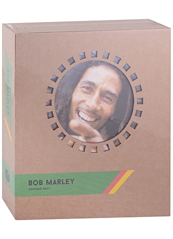 Конструктор из картона Декоративный бюст - 3D Боб Марли/Bob Marley