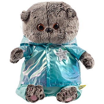 Мягкая игрушка Басик BABY в модной курточке (20 см) мягкая игрушка minecraft small baby polar bear 18 см