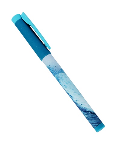 ручка шариковая синяя хокусай большая волна soft touch Ручка шариковая синяя Yesterday NOW Tomorrow. Волна, soft touch