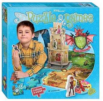 Игра Step puzzle Настольная игра Замок драконов 76549 цена и фото