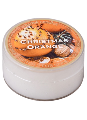 цена Ароматизированная мини-свеча Рождественский апельсин (Christmas Orange) (40 гр) (круглая)