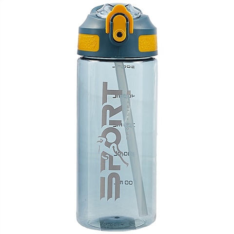 Бутылка цветная Sport (пластик) (500мл) бутылка мопсик пластик 500мл