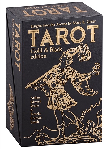 Waite A. Tarot Gold Black edition / Таро Золото на Черном ( 78 карт и книга на английском языке) waite a таро золото на черном
