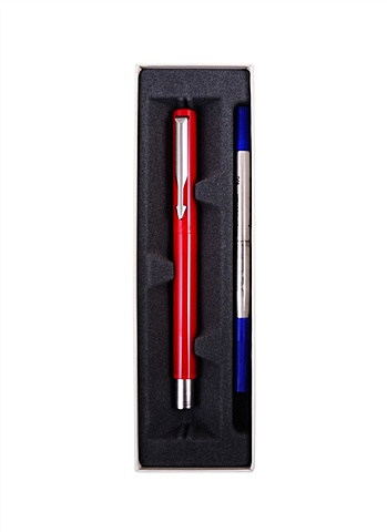 Ручка роллер Vector Red синяя, Parker ручка роллер picasso 915 red marble