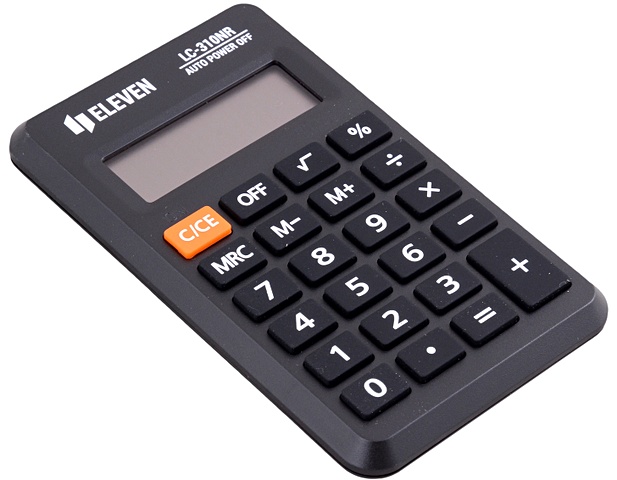 Калькулятор 08 разрядный карманный ELEVEN LC-310NR цена и фото