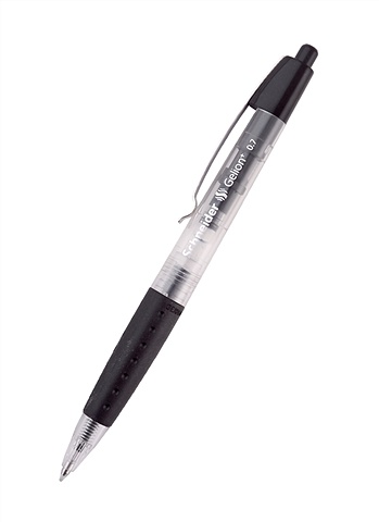 цена Ручка гелевая автоматическая Schneider Gelion+ черная, 0,7мм