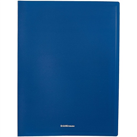 Папка 30ф А4 Matt Classic пластик, синий, Erich Krause папка файловая attache синий