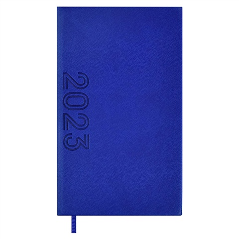 Еженедельник датированный 2023 Виннер, А6, 64 листа, синий